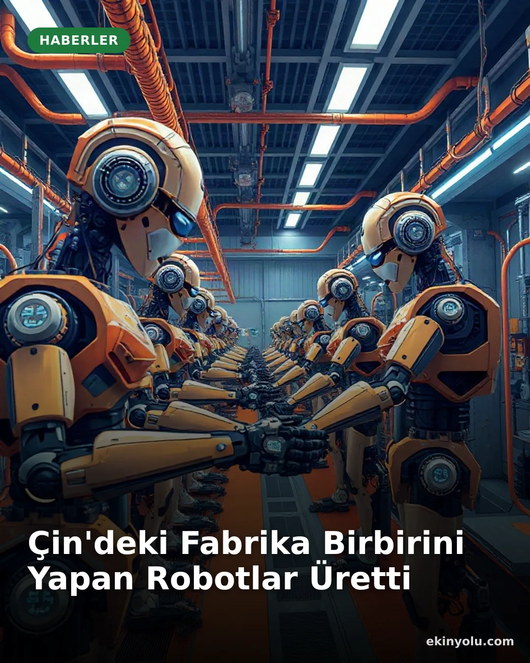 Çin'deki Fabrika Birbirini Yapan Robotlar Üretti