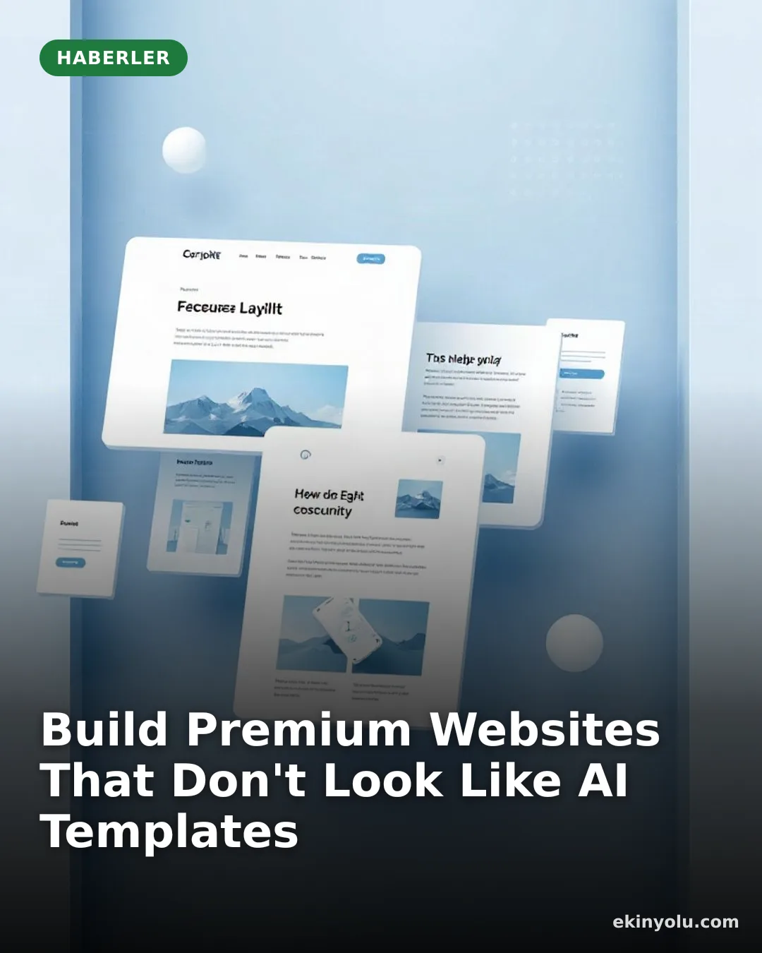 Build Premium Websites That Don't Look Like AI Templates